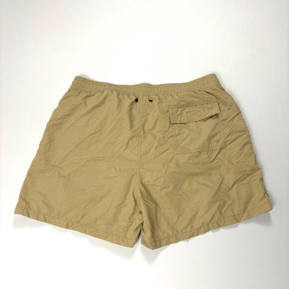 Vintage Polo Ralph Lauren Mens Swim Trunks Khaki Tan Sz XL Lined Nylon 4.5" - Picture 6 of 8